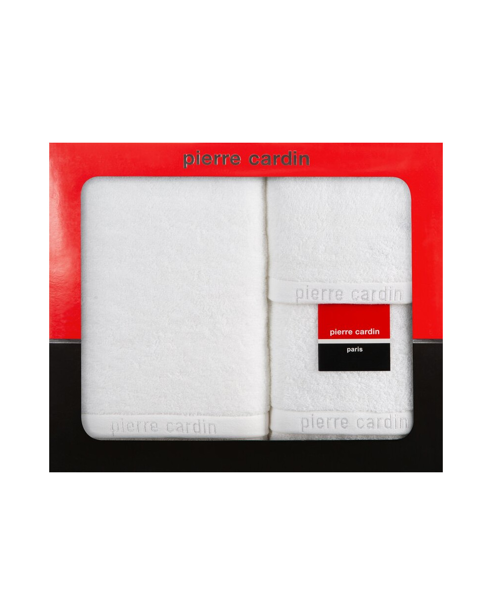 Ręcznik bawełna 30x50 + 50x90 + 70x140 kpl 3 szt Pierre Cardin Evi biały Eurofirany