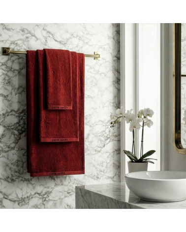 Ręcznik bawełna 30x50 + 50x90 + 70x140 kpl 3 szt Pierre Cardin Evi ceglasty Eurofirany