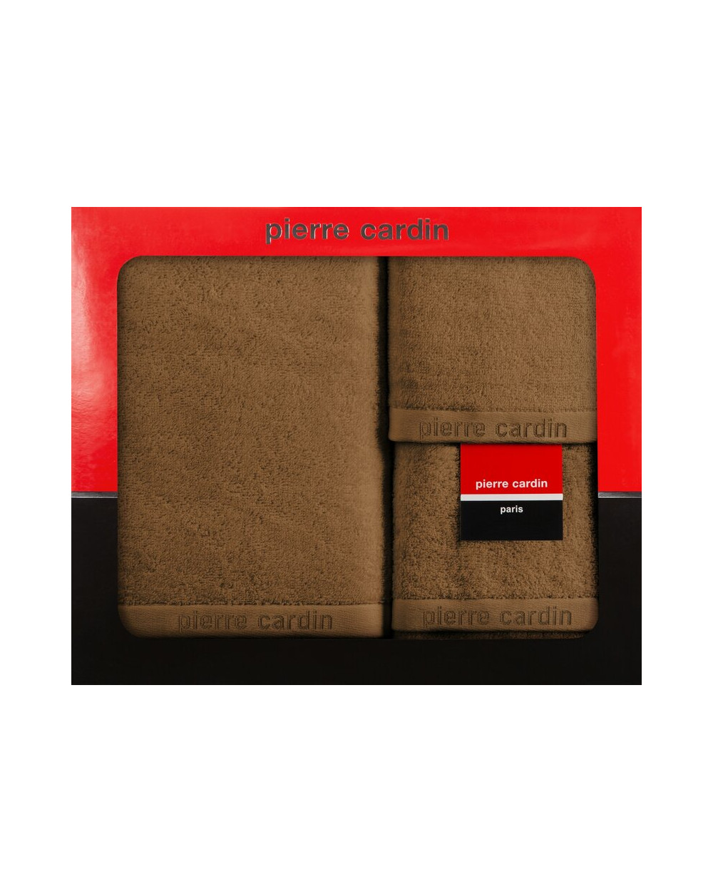 Ręcznik bawełna 30x50 + 50x90 + 70x140 kpl 3 szt Pierre Cardin Evi miodowy Eurofirany