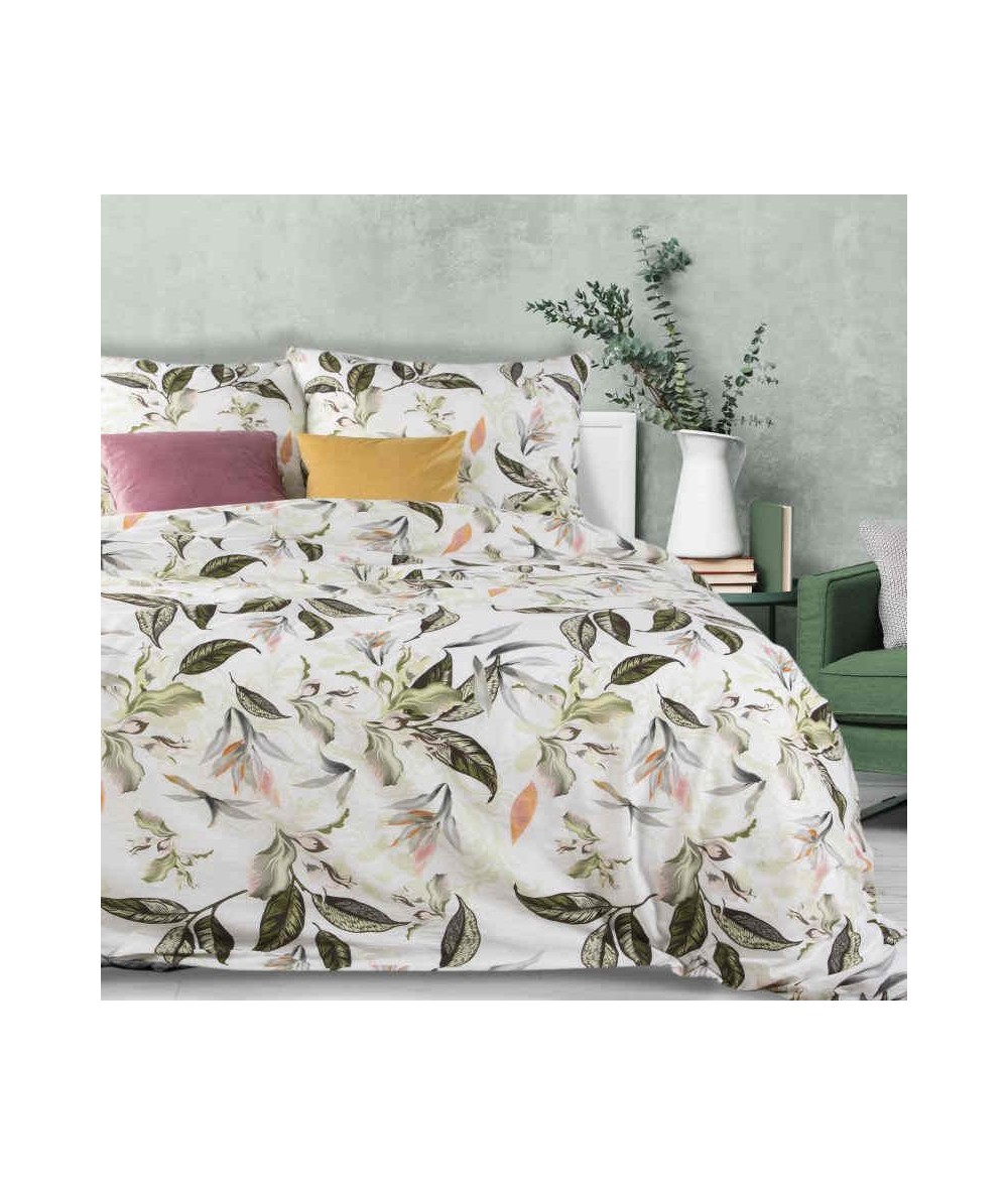 Pościel satyna bawełniana Emilia 200x220 + 2x70x80 z zamkiem