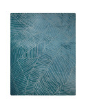 Koc pluszowy 150x200 Luna turkusowy/złoty Eurofirany