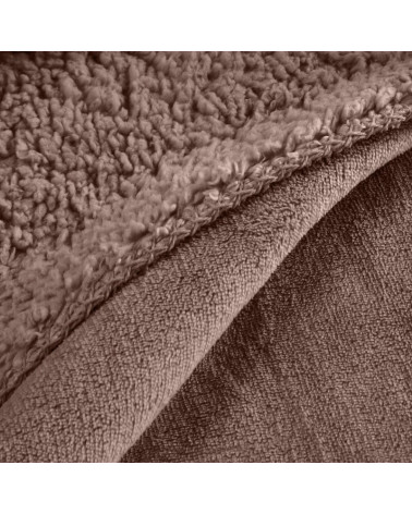 Koc sherpa baranek 70x160 Tedy mocha Eurofirany