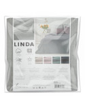 Koc bawełna 150x200 Linda szary Eurofirany