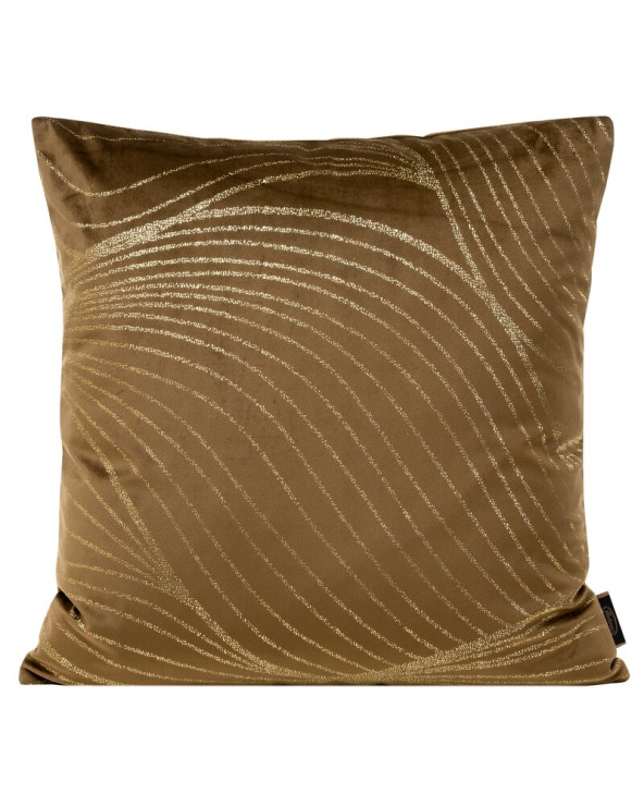 Poszewka velvet 45x45 Blink 18 brązowa Eurofirany