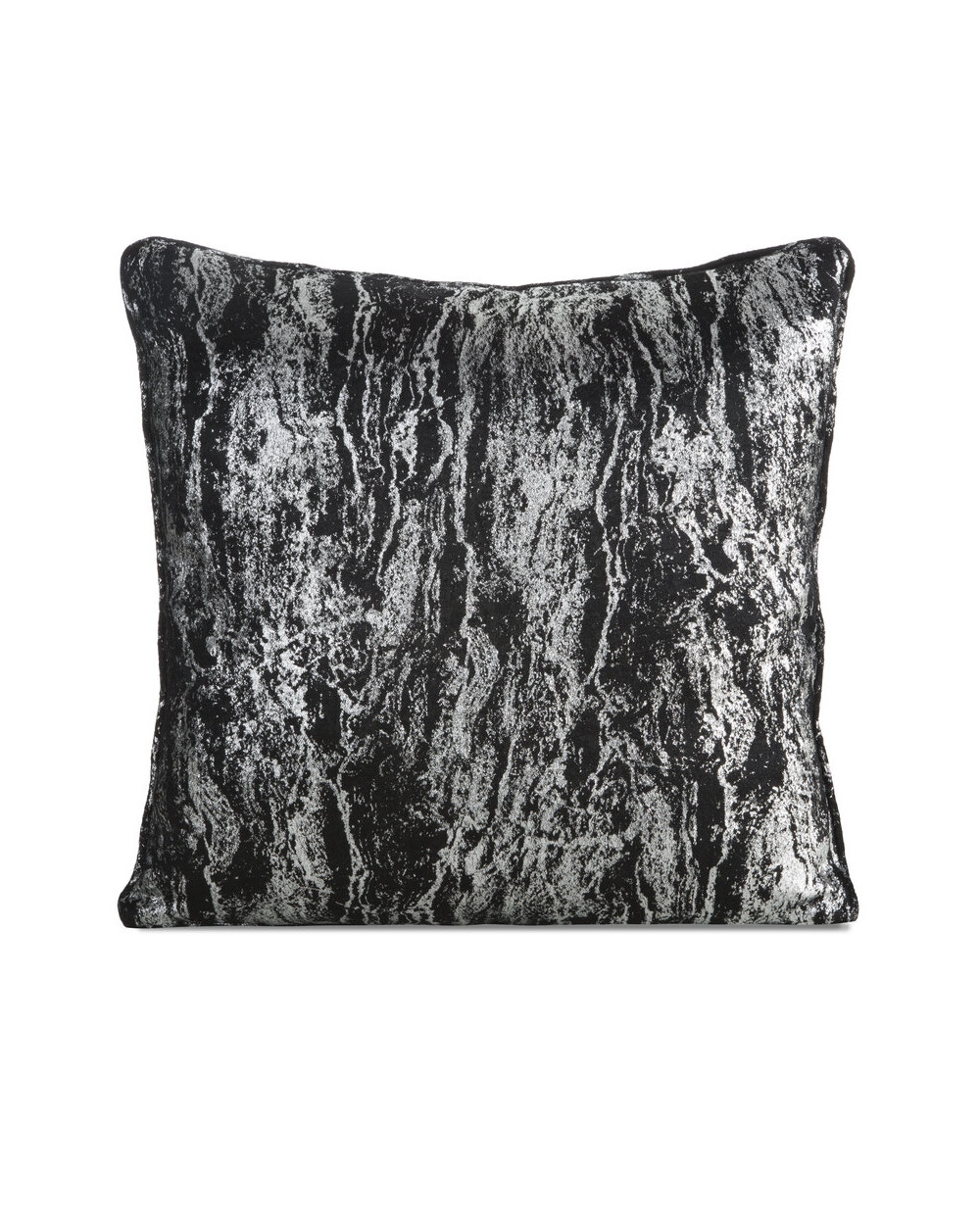 Poszewka velvet 45x45 Elise czarna/srebrna Eurofirany