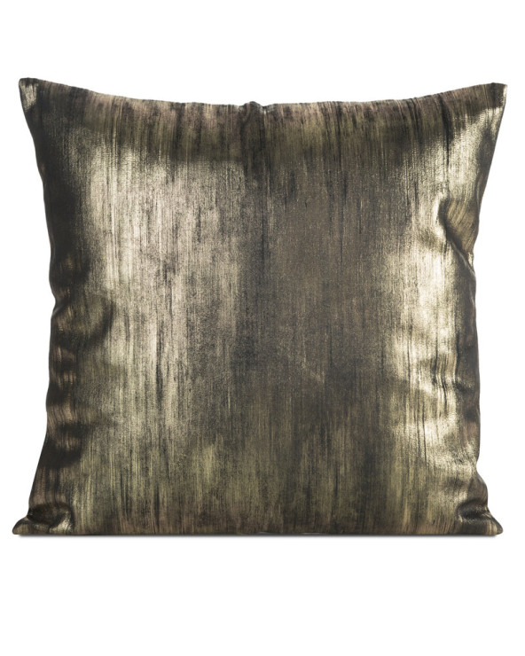 Poszewka velvet 45x45 Emila czarna/szara Eurofirany