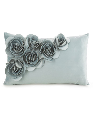 Poszewka velvet 30x50 Flores 1 miętowa Eurofirany