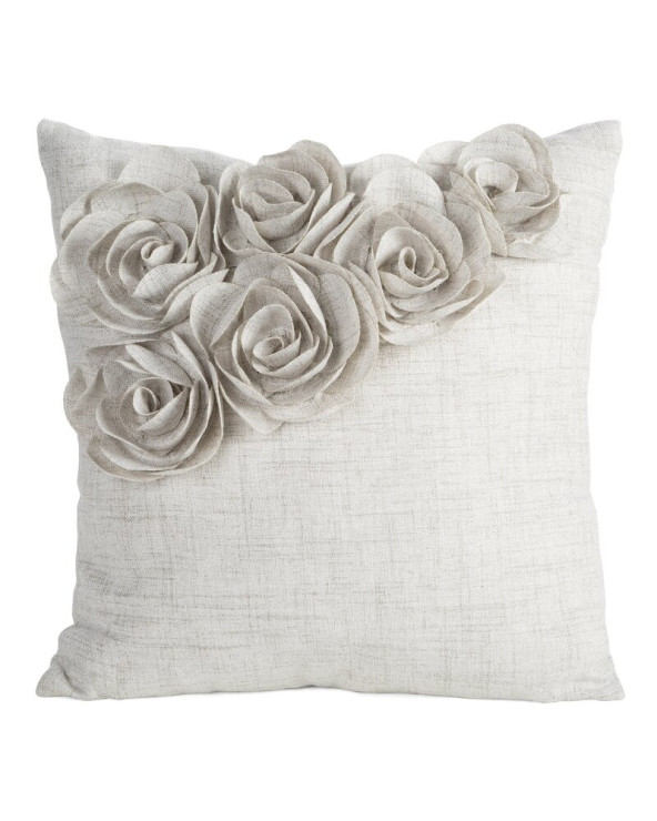 Poszewka velvet 45x45 Flores 7 zielona Eurofirany