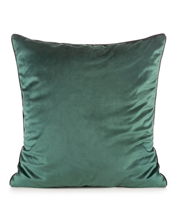Poszewka velvet 45x45 Gaja 2 ciemnozielona Eurofirany