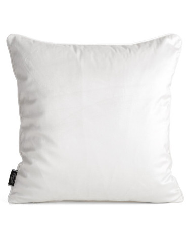 Poszewka velvet 45x45 Loti biała Eurofirany