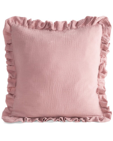 Poszewka muślinowa 45x45 Muslin 1 pudrowa Eurofirany