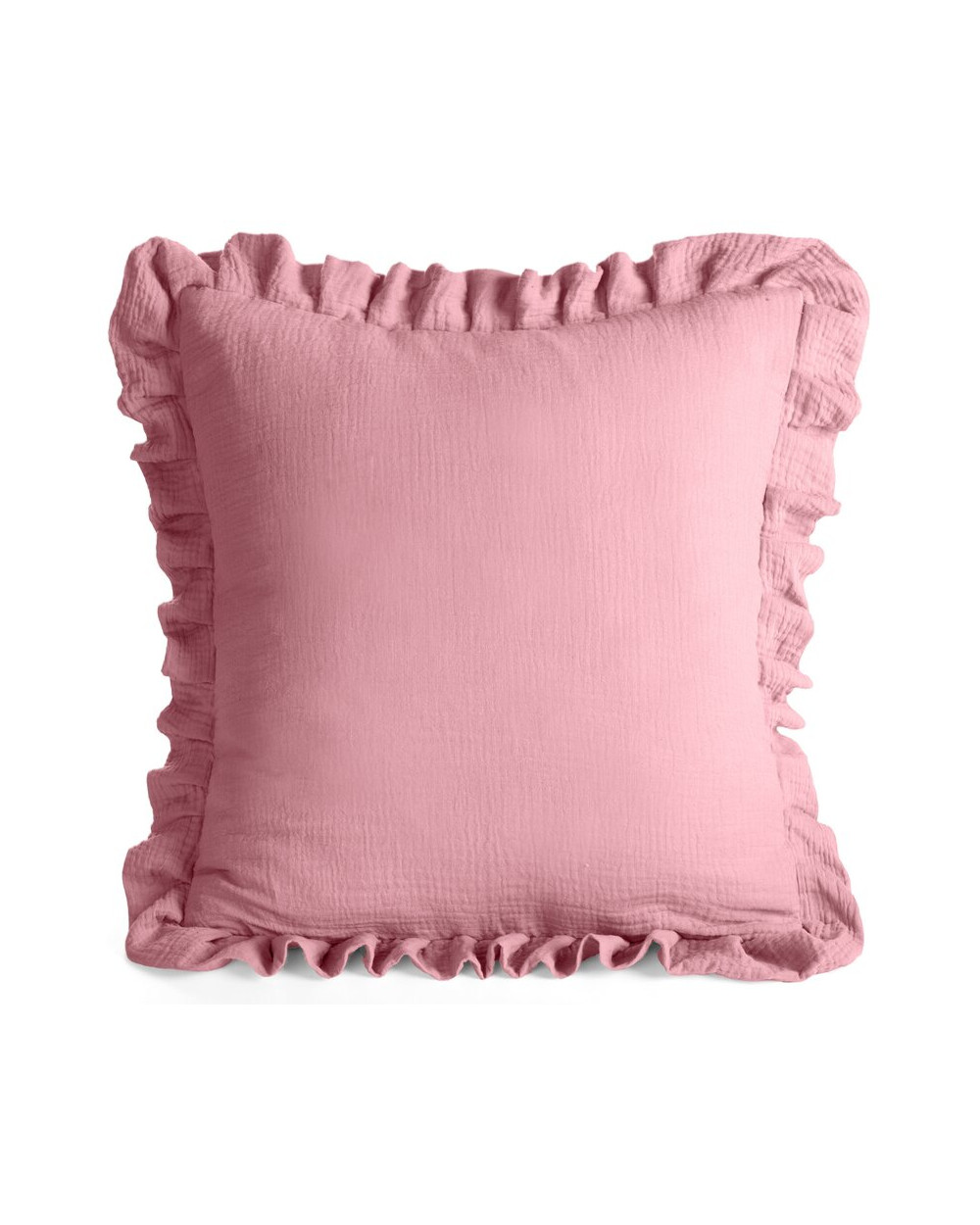 Poszewka muślinowa 45x45 Muslin 1 różowa Eurofirany