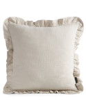 Poszewka muślinowa 45x45 Muslin 2 beżowa Eurofirany