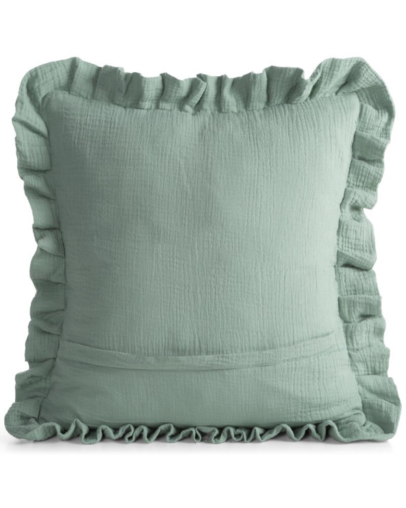 Poszewka muślinowa 45x45 Muslin 2 miętowa Eurofirany