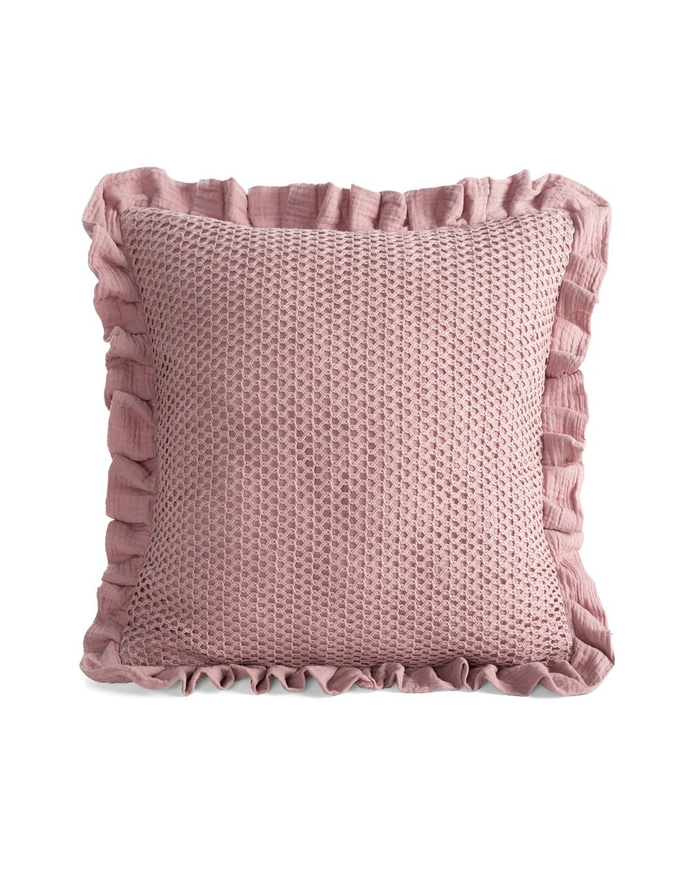 Poszewka muślinowa 45x45 Muslin 2 pudrowa Eurofirany