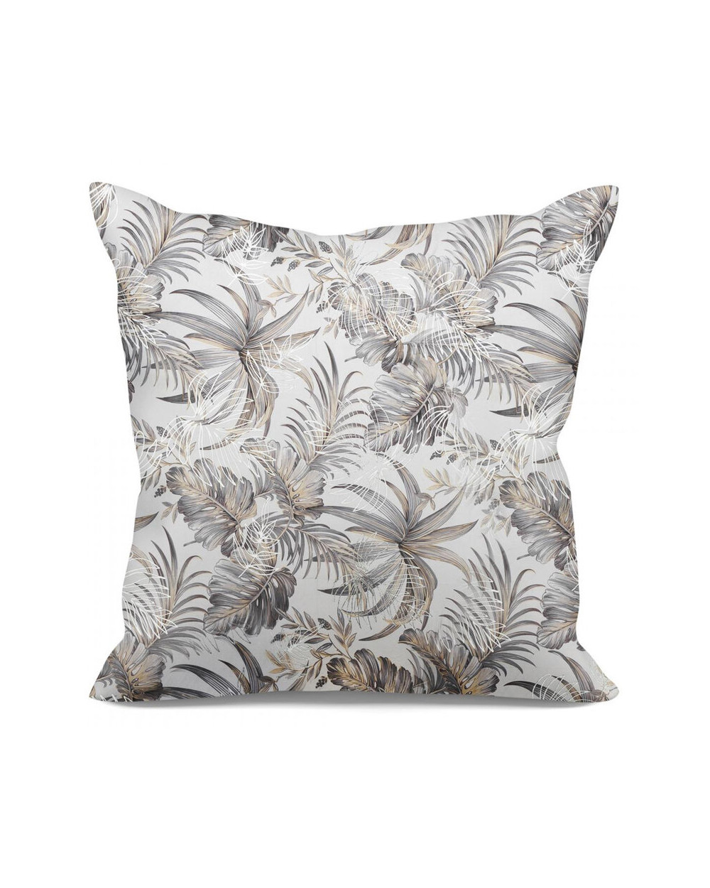 Poszewka velvet 40x40 Rodos biała/srebrna Eurofirany
