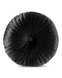 Poduszka dekoracyjna okrągła velvet 40cm Velvet 68B czarna Eurofirany