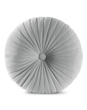 Poduszka dekoracyjna okrągła velvet 40cm Velvet 68G srebrna Eurofirany