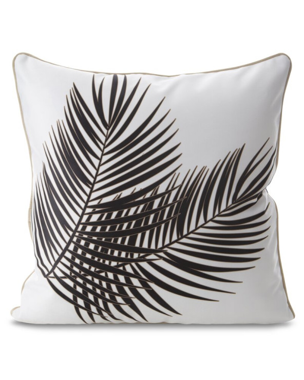 Poszewka velvet 60x60 Ming10A biała/czarna Eurofirany