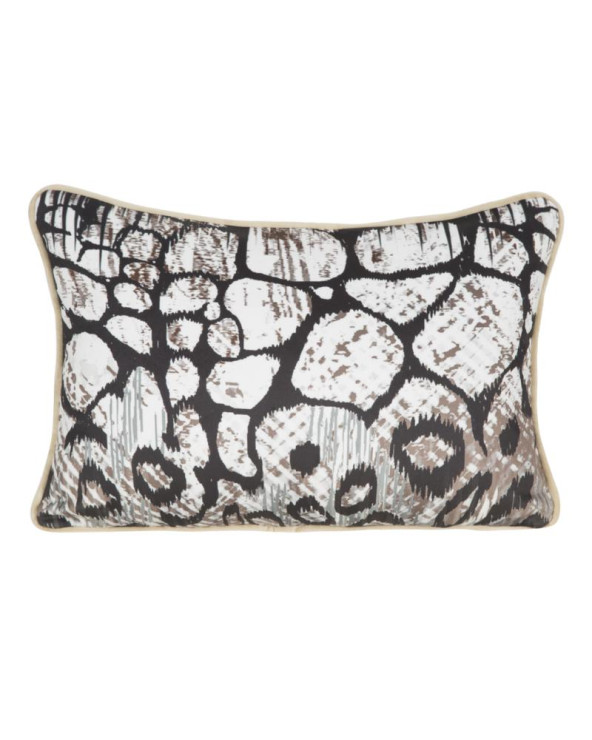 Poszewka velvet 30x45 Ming11C czarna/brązowa Eurofirany 
