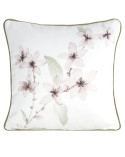 Poszewka velvet 45x45 Bianca biała/pudrowa Eurofirany