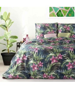 Pościel satyna bawełniana Calista 200x220 + 2x70x80 z zamkiem