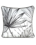Poszewka velvet 45x45 Paloma biała/czarna Eurofirany
