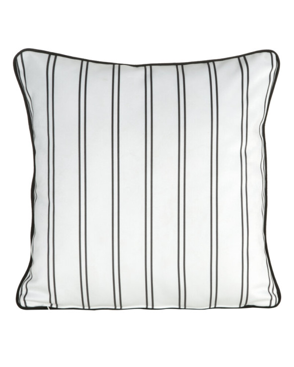 Poszewka velvet 45x45 Paloma biała/czarna Eurofirany
