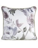 Poszewka velvet 45x45 Rosalia biała/zielona Eurofirany 