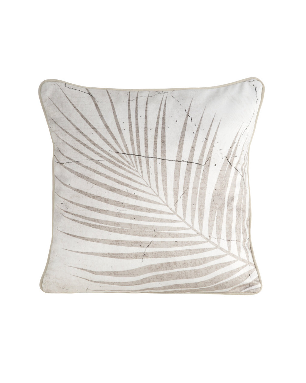 Poszewka velvet 45x45 Salma kremowa/beżowa Eurofirany 