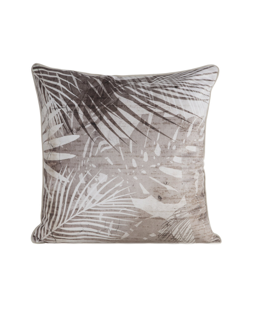Poszewka velvet 60x60 Salma kremowa/beżowa Eurofirany 