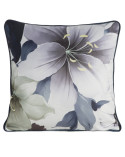 Poszewka velvet 45x45 Sofia biała/fioletowa Eurofirany 