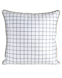 Poszewka velvet 45x45 Sofia biała/fioletowa Eurofirany 