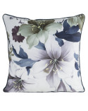 Poszewka velvet 60x60 Sofia biała/fioletowa Eurofirany 