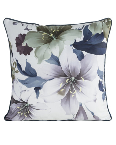 Poszewka velvet 60x60 Sofia biała/fioletowa Eurofirany 