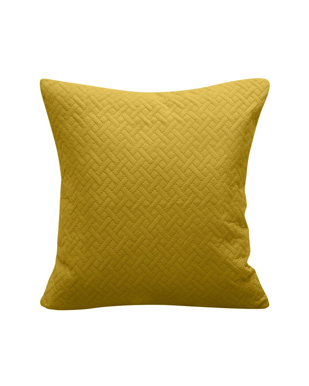 Poszewka velvet 40x40 Luiz 5 musztardowa Eurofirany