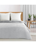 Narzuta velvet 170x210 Ariel srebrna Eurofirany