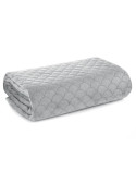 Narzuta velvet 170x210 Ariel srebrna Eurofirany