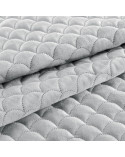 Narzuta velvet 170x210 Ariel srebrna Eurofirany