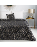 Narzuta velvet 170x210 Blink czarna Eurofirany