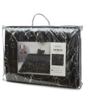 Narzuta velvet 170x210 Blink czarna Eurofirany