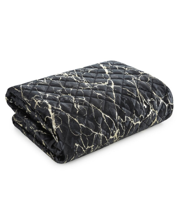 Narzuta velvet 170x210 Blink czarna Eurofirany