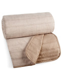 Narzuta mikrofibra 220x240 Selen morelowa Eurofirany
