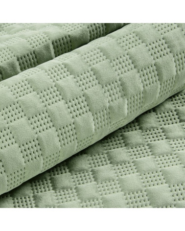 Narzuta velvet 220x240 Sofia 4 jasnozielona Eurofirany