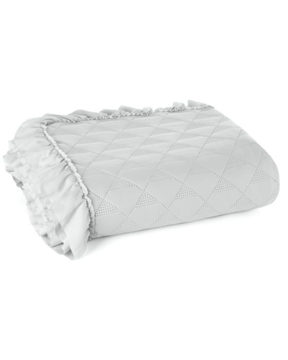Narzuta mikrofibra 170x210 Vanesa srebrna Eurofirany