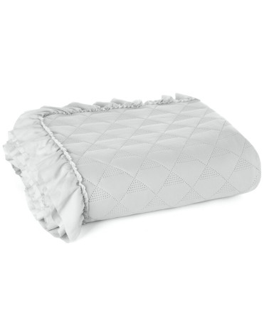 Narzuta mikrofibra 170x210 Vanesa srebrna Eurofirany