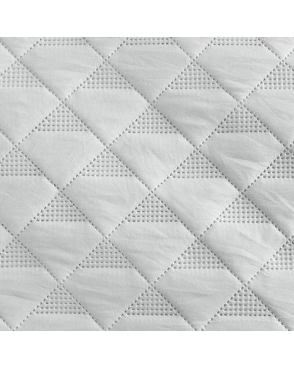 Narzuta mikrofibra 220x240 Vanesa srebrna Eurofirany