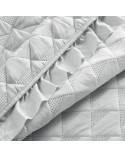Narzuta mikrofibra 220x240 Vanesa srebrna Eurofirany
