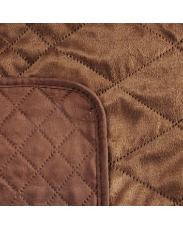 Narzuta velvet 170x210 Luiz 3 ceglasta Eurofirany