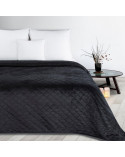 Narzuta velvet 170x210 Luiz 5 czarna Eurofirany